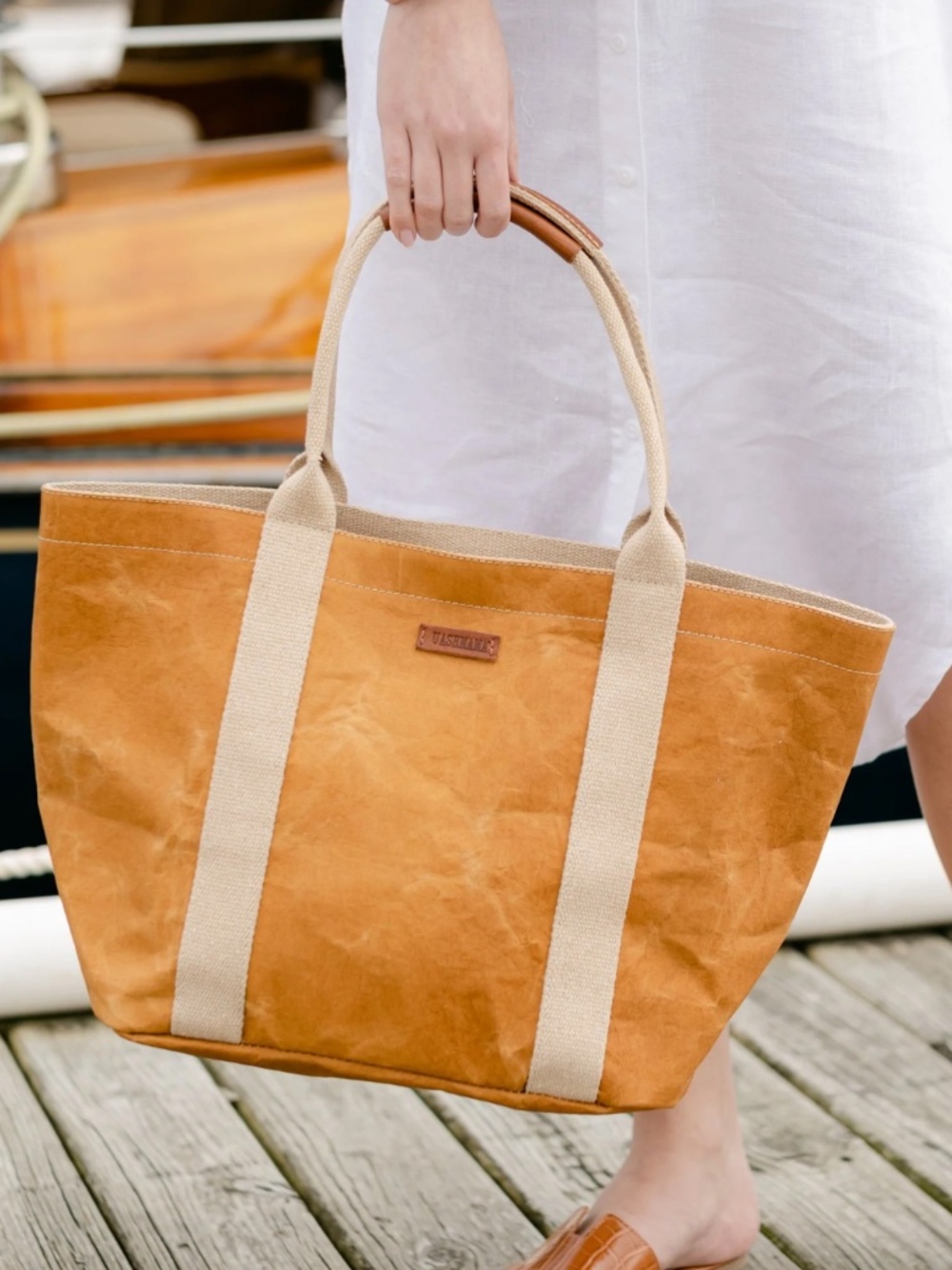 Uashmama GIULIA CARRYALL TOTE BAG Color: Mou
